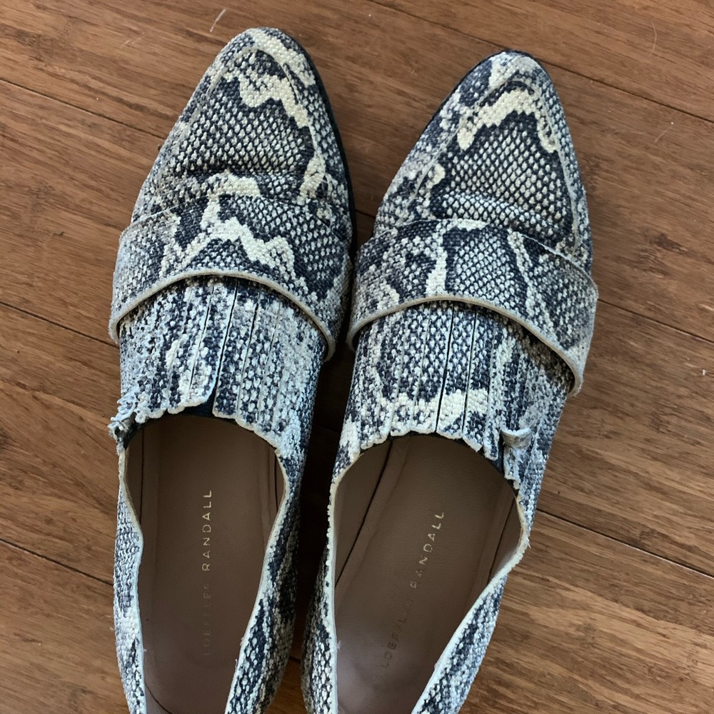 Loeffler Randall Python Rosa Loafers - image 3